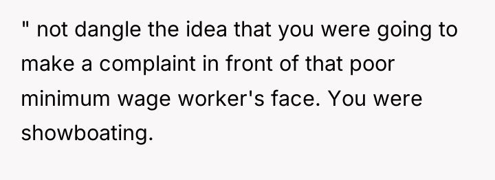 " not dangle the idea that you were going to...