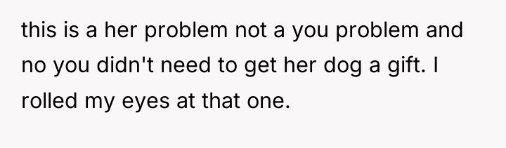 this is a her problem not a you problem and...