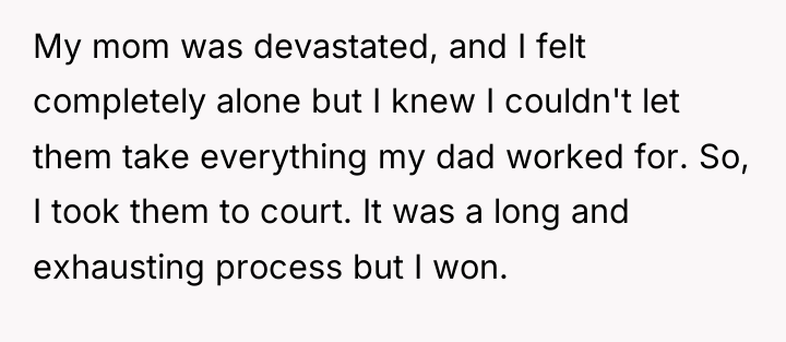 My mom was devastated, and I felt completely alone but...