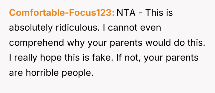 Comfortable-Focus123 NTA - This is absolutely ridiculous. I cannot even...