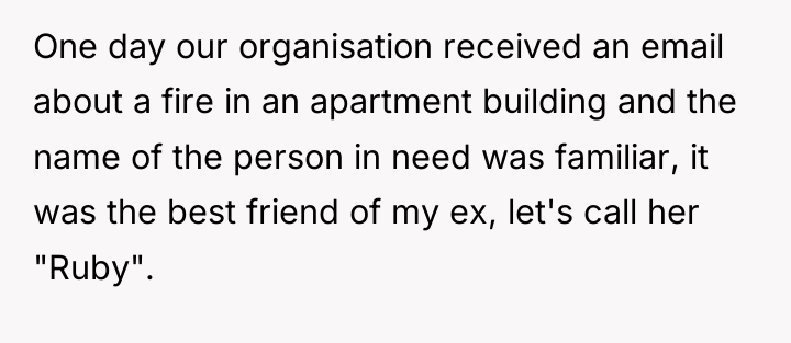 One day our organisation received an email about a fire...