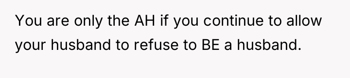 You are only the AH if you continue to allow...