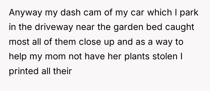 Anyway my dash cam of my car which I park...