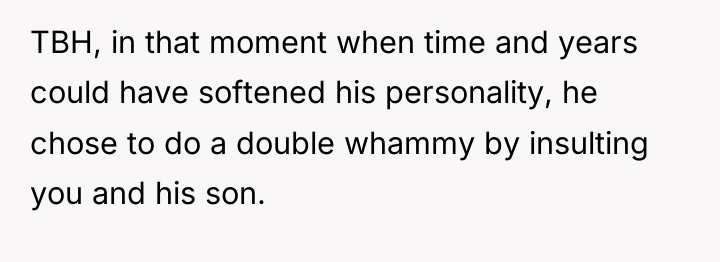 TBH, in that moment when time and years could have...
