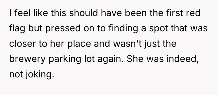 I feel like this should have been the first red...