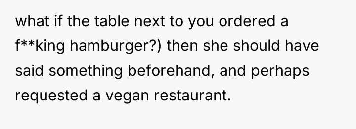 what if the table next to you ordered a f**king...