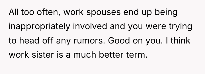 All too often, work spouses end up being inappropriately involved...