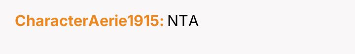 CharacterAerie1915 NTA