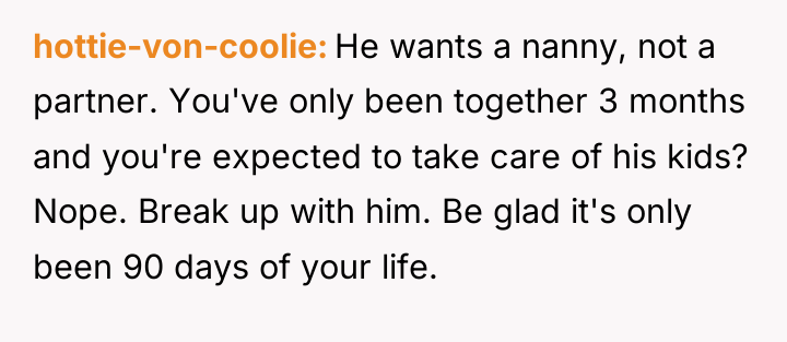 hottie-von-coolie He wants a nanny, not a partner. You've only...