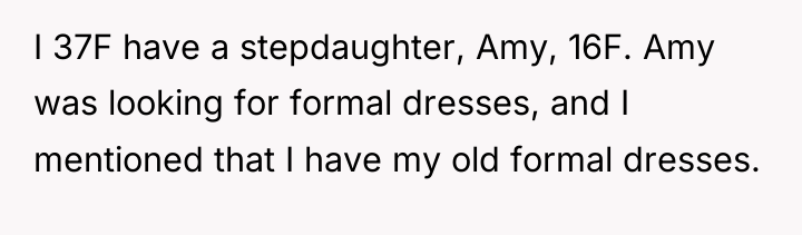I 37F have a stepdaughter, Amy, 16F. Amy was looking...
