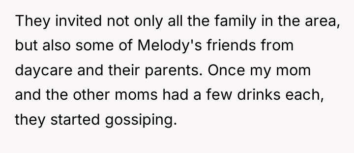 They invited not only all the family in the area,...