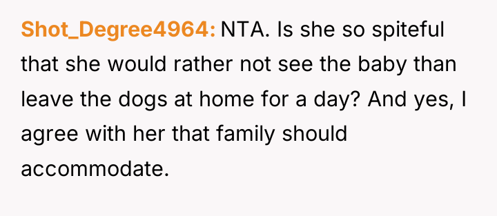 Shot_Degree4964 NTA. Is she so spiteful that she would rather...