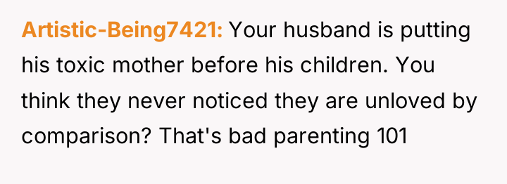 Artistic-Being7421 Your husband is putting his toxic mother before his...