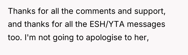 Thanks for all the comments and support, and thanks for...