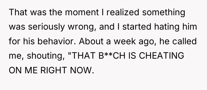 That was the moment I realized something was seriously wrong,...