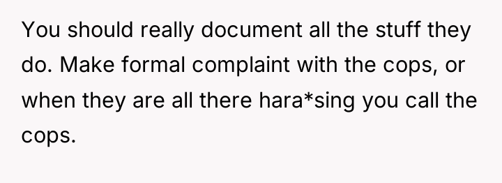 You should really document all the stuff they do. Make...