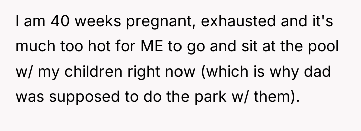I am 40 weeks pregnant, exhausted and it's much too...