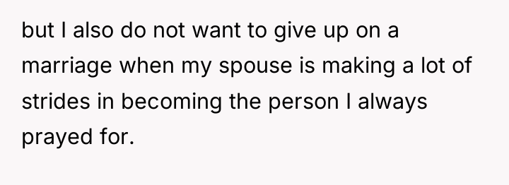 but I also do not want to give up on...
