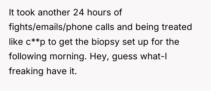 It took another 24 hours of fights/emails/phone calls and being...