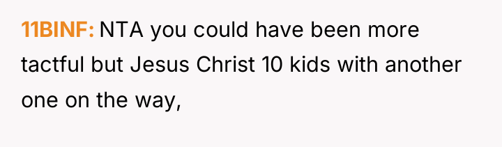 11BINF NTA you could have been more tactful but Jesus...