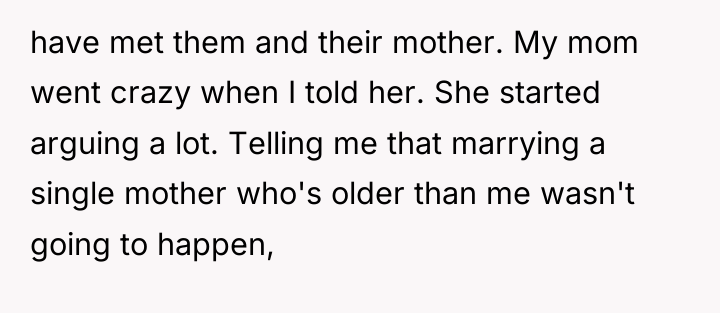 have met them and their mother. My mom went crazy...