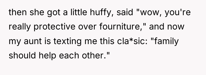 then she got a little huffy, said "wow, you're really...