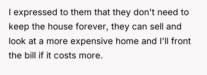 I expressed to them that they don't need to keep...