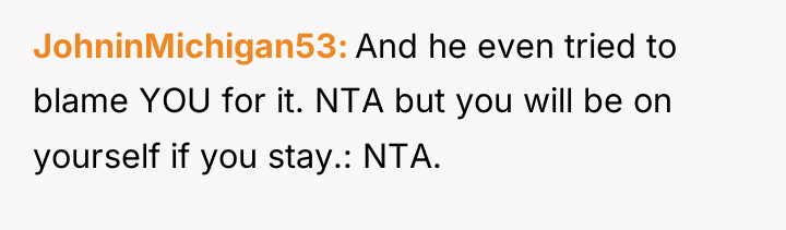 JohninMichigan53 And he even tried to blame YOU for it....