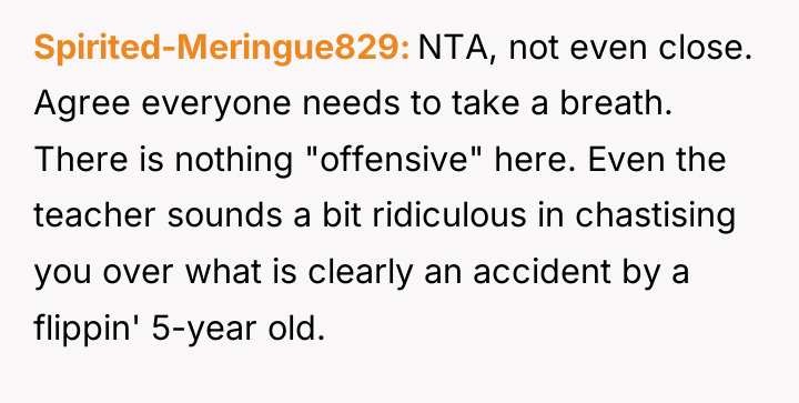Spirited-Meringue829 NTA, not even close. Agree everyone needs to take...