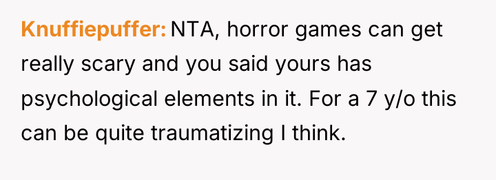 Knuffiepuffer NTA, horror games can get really scary and you...