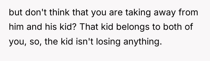 but don't think that you are taking away from him...