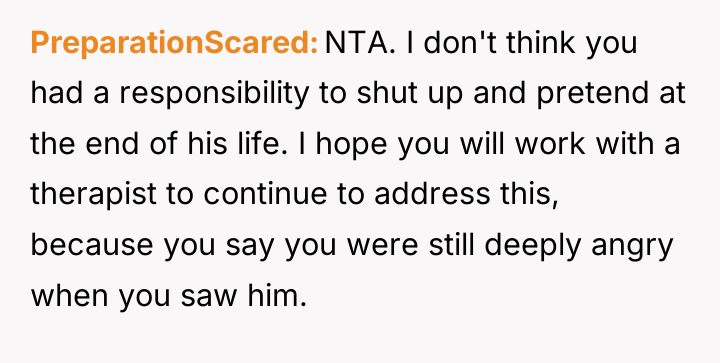 PreparationScared NTA. I don't think you had a responsibility to...