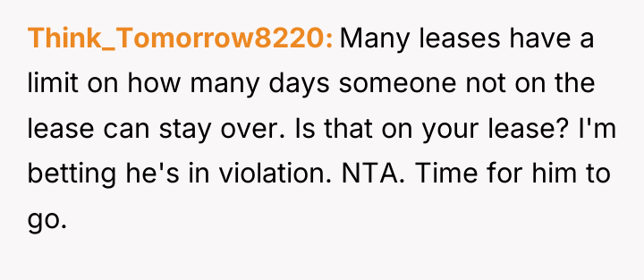 Think_Tomorrow8220 Many leases have a limit on how many days...