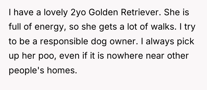 I have a lovely 2yo Golden Retriever. She is full...