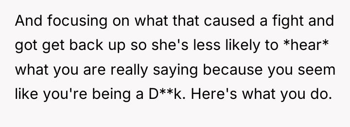 And focusing on what that caused a fight and got...