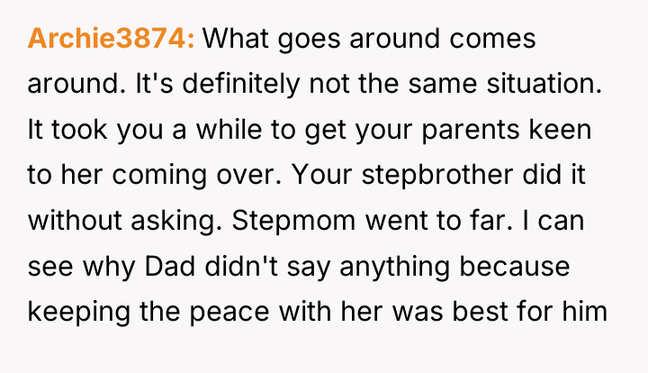 Archie3874 What goes around comes around. It's definitely not the...
