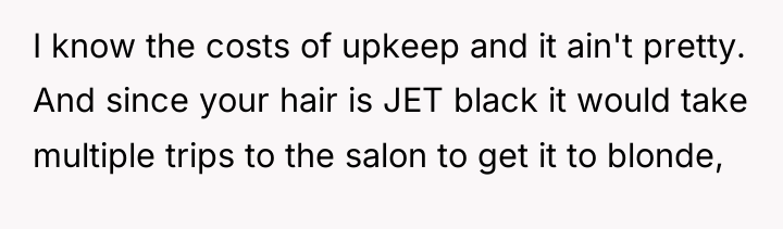 I know the costs of upkeep and it ain't pretty....