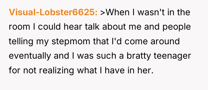 Visual-Lobster6625 >When I wasn't in the room I could hear...