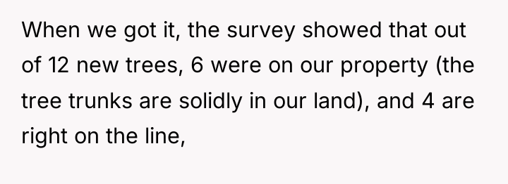 When we got it, the survey showed that out of...