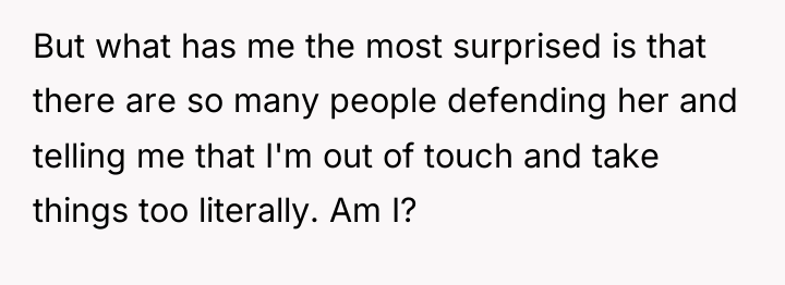 But what has me the most surprised is that there...