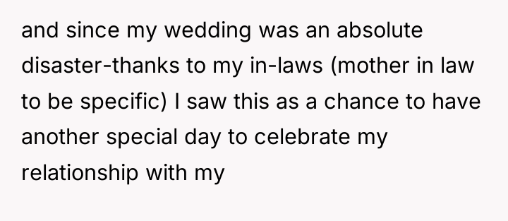 and since my wedding was an absolute disaster-thanks to my...