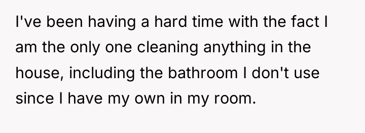 I've been having a hard time with the fact I...