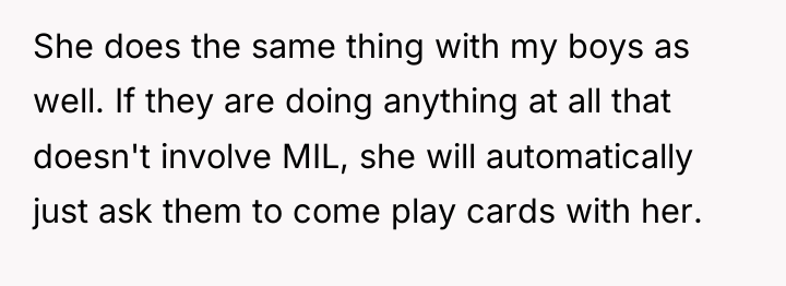 She does the same thing with my boys as well....
