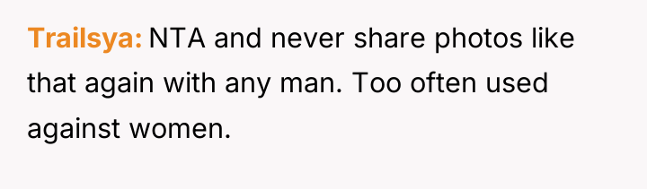 Trailsya NTA and never share photos like that again with...