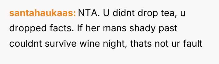 santahaukaas NTA. U didnt drop tea, u dropped facts. If...