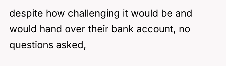 despite how challenging it would be and would hand over...