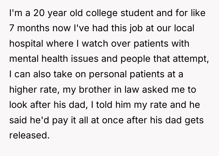 I'm a 20 year old college student and for like...