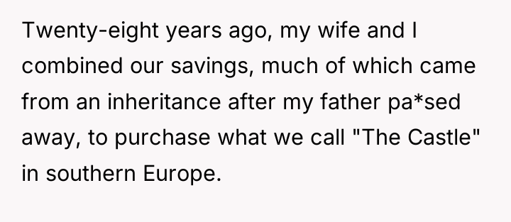 Twenty-eight years ago, my wife and I combined our savings,...