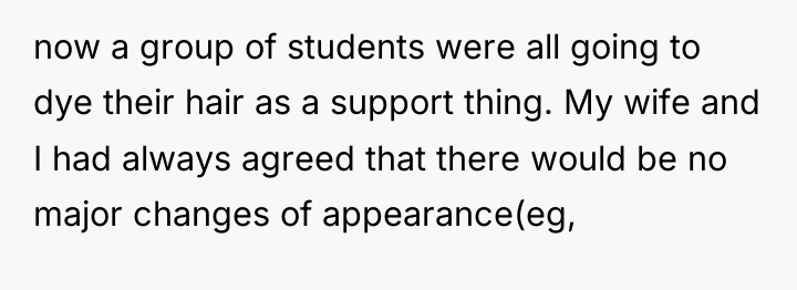 now a group of students were all going to dye...