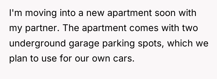 I'm moving into a new apartment soon with my partner....